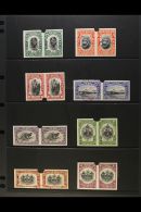 1931 50th Anniversary Of BNB Company Complete Set (SG 295/302) Of IMPERF PLATE PROOF PAIRS In The Issued Colours... - Nordborneo (...-1963)