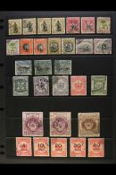 1894-1905 ALL DIFFERENT USED COLLECTION. An Extensive Collection Of This Period With Many Perforation Variants,... - Borneo Septentrional (...-1963)