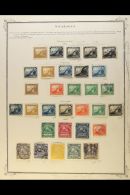1862-1954 ATTRACTIVE COMPREHENSIVE COLLECTION On Pages, Mint And Used, Highly Complete For The Period, Inc... - Nicaragua