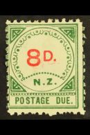 POSTAGE DUES 1899 8d Carmine And Green, Variety "carmine 8D Printed Double", SG D2a, Listed But Not Priced SG. For... - Sonstige & Ohne Zuordnung