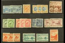 1899-1903 Pictorial Set Complete, SG 260/70, Plus Additional Listed Shades Of 2½d, 4d (2), 5d, 6d Green, 6d... - Autres & Non Classés