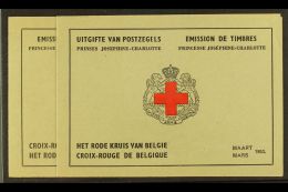 1953 Belgium Red Cross Booklets With Inscriptions In French And Dutch, Cob 914A & 914B, Both Very Fine (2... - Sonstige & Ohne Zuordnung