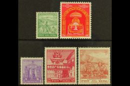 1956 Mahendra Coronation Set, SG 97/101, Fine Mint (5 Stamps) For More Images, Please Visit... - Nepal