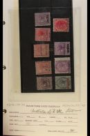 RANGES ON DEALER'S DISPLAY SHEETS In A Binder, QV To 1970's Mint, Never Hinged Mint And Used. Note Early... - Mauritius (...-1967)