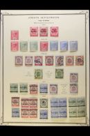 NEGRI SEMBILAN 1891-1961 MINT & USED COLLECTION On Pages, Inc 1891-94 Sets (x2) Mint Inc 5c (x3), 1895-99 2c... - Autres & Non Classés