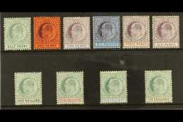 1904-06 Definitives Complete Set, Wmk Multi Crown CA, SG 54/63, Very Fine Mint (10 Stamps) For More Images, Please... - Nigeria (...-1960)