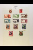 1939-1950 COMPLETE COLLECTION On Leaves, All Different Mint & Used Stamps, Inc 1939 Set Mostly Mint, 1945 Set... - Kuwait