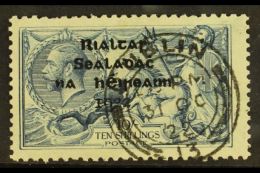 1922 THOM 10s Dull Grey Blue Seahorse, SG 46, With Neat Upright October 1922 Dublin Cds, A Couple Of Shorter Perfs... - Autres & Non Classés