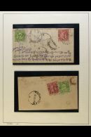 COCHIN Collection Of Covers Bearing A Range Of 1916-1939 Stamps. Nice Group! (5 Items) For More Images, Please... - Autres & Non Classés