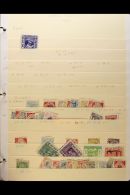 BUNDI TO TRAVANCORE Chiefly Used Stamps Stuffed Onto Old Stock Pages In A Binder With Ranges From Bhopal, Bundi,... - Otros & Sin Clasificación