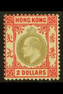 1904 $2 Slate And Scarlet, Ed VII Wmk MCA, SG 87, Very Fine And Fresh Mint. For More Images, Please Visit... - Autres & Non Classés