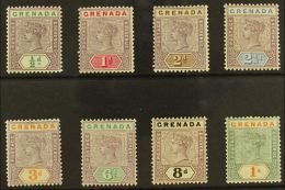 1895-99 Complete Definitive Set, SG 48/55, Fine Mint. (8 Stamps) For More Images, Please Visit... - Granada (...-1974)