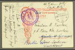 SOUTH WEST AFRICA 1905 (1 Nov) Stampless Picture (Feld) Postcard To Germany With Fine "WINDHUK A" Cds Postmark,... - Autres & Non Classés