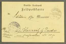 SOUTH WEST AFRICA 1904 (21 Jun) Stampless Feldpost Card Written From Abbabis To Germany Showing Very Fine... - Andere & Zonder Classificatie