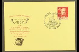 1952-53 Famous Berliners 5pf, 8pf, 15pf, 20pf, 25pf, 30pf And 40pf On Illustrated And Unaddressed FDC's (the 5, 15... - Sonstige & Ohne Zuordnung