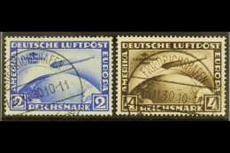 1931 Graf Zeppelin "South America Flight", Set, Mi 438/9, Very Fine Used. (2 Stamps) For More Images, Please Visit... - Other & Unclassified