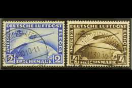 1931 Graf Zeppelin "South America Flight", Set, Mi 438/9, Very Fine Used. (2 Stamps) For More Images, Please Visit... - Sonstige & Ohne Zuordnung