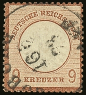 1872 9k Chestnut Large Shield, Michel 27a, SG 27, Fine Used With Light Cds Cancel, Fresh Colour. For More Images,... - Autres & Non Classés