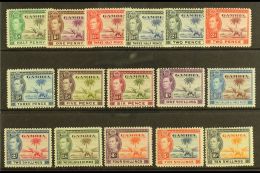 1938-46 KGVI Definitives Complete Set, SG 150/61, Very Fine Mint (16). For More Images, Please Visit... - Gambia (...-1964)