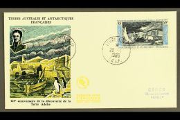 T.A.A.F. 1965 (20 Jan) 50f Dumont D'Urville Air Post (Yvert 8, SG 38) Illustrated FIRST DAY COVER. Very Fine. For... - Otros & Sin Clasificación