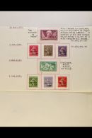 1930-1939 COMPREHENSIVE FINE MINT COLLECTION On Leaves, Mostly All Different, Inc 1930 BIT Opt & Air Sets,... - Other & Unclassified