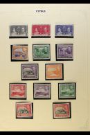 1937-1949 COMPLETE FINE MINT COLLECTION In Hingeless Mounts On Leaves, All Different, Inc 1938-51 Pictorials Set... - Other & Unclassified