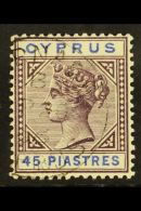 1894-96 45pi Grey-purple And Blue, SG 49, Very Fine Used. For More Images, Please Visit... - Autres & Non Classés