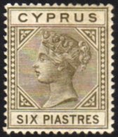 1882-6 6pi Olive-grey, Die I, Wmk Crown CA, SG.21, Fine Mint. For More Images, Please Visit... - Andere & Zonder Classificatie
