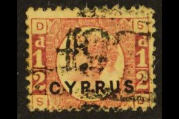 1880 ½d Rose, SG 1, Plate 19, Used, Full Perfs. Scarce Stamp! For More Images, Please Visit... - Sonstige & Ohne Zuordnung