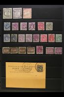 1892-1966 INTERESTING USED COLLECTION. A Delightful Used Collection With "on Piece" Items & Postmark Interest... - Cookeilanden