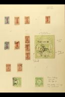 "BACK OF THE BOOK" COLLECTION Interesting Mint And Used Collection Incl Postage Dues With Republic Ovpts Mint Vals... - Autres & Non Classés