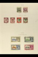 1885-1967 USED COLLECTION In An Album, Includes Various QV Values To 30c, Edward VII Values To 2r25, A 1906 Ppc To... - Ceilán (...-1947)