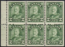 1930-31 2c Green ROTARY Printing, Boolet Pane Of Six, Unitrade 164ai, Fine Never Hinged Mint, Scarce ! For More... - Otros & Sin Clasificación