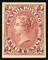 1864 2c Plate Proof In Dark Rose On Card, Uni 20TC, Very Fine And Fresh With Clear Margins All Round. For More... - Autres & Non Classés
