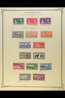 1937-49 MINT KGVI COLLECTION Presented On Printed Pages, Highly Complete For This Reign Including Dues. Lovely... - Autres & Non Classés