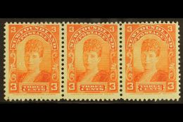 1897 3c Orange, SG 88, Never Hinged Mint Strip Of 3 For More Images, Please Visit... - Sonstige & Ohne Zuordnung
