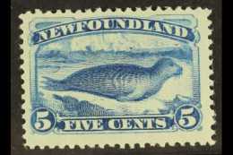 1887 5c Deep Blue, SG 53, Very Fine Lightly Hinged Mint For More Images, Please Visit... - Autres & Non Classés