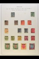 1937-1947 FINE USED COLLECTION On Leaves, Inc 1937 Opts Set (ex 9p) To 5r, 1938-40 Set, 1945 Opts Set, 1947 Opts... - Burma (...-1947)