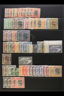 1906 - 1951 MINT SELECTION Fresh Mint Selection On Stock Leaf With 1906 Ovpt On Labuan Set (few Tone Spots), 1908... - Brunei (...-1984)