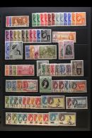 1937 - 1970 Complete Mint Collection Including Geo VI Badge Issue Ordinary Paper Varieties. Lovely Fresh... - British Virgin Islands