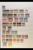 1890's ASSEMBLY Of Mint & Used Stamps On An Old Stock Page, Inc 1890 1d Opt Used, 1890-95 To 5r Mint, 1895... - Britisch-Ostafrika