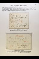 1803-1856 MAIL EXCHANGE BETWEEN BOLIVIA & PERU. A Beautiful Collection Of Twelve ENTIRE LETTERS Expertly... - Bolivia