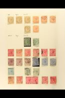 1865-1949 MINT & USED COLLECTION On Leaves, Inc 1865-1903 To 1s Used, 1906-10 Set Used, 1910-25 Set To 1s (x4)... - Bermudes