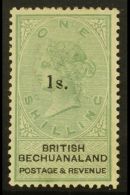 1888 1s On 1s Green And Black, SG 28, Fine Mint. For More Images, Please Visit... - Andere & Zonder Classificatie