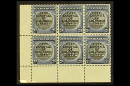 1942 2s Slate Purple & Indigo, SG 172, NHM Lower Left Corner Block Of 6. Lovely For More Images, Please Visit... - Other & Unclassified