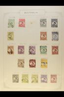 1913-63 USED COLLECTION On Album Pages & Includes A Good Range Of Kangaroo's To 5s, George V Heads To 1s4d,... - Sonstige & Ohne Zuordnung