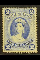 QUEENSLAND 1882 2s Bright Blue, Upright Wmk, SG 157, Fine Mint. For More Images, Please Visit... - Otros & Sin Clasificación