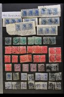 POSTMARKS ASSORTMENT With Something From Every State, Note New South Wales  2d Blue On Piece With "534" Numerals,... - Autres & Non Classés