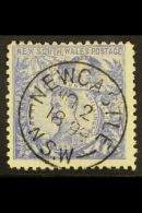 NEW SOUTH WALES 1890 5s Cobalt Blue Perf 11, SG 264a, Very Fine Used With Neat "Newcastle" Upright Cds. Lovely For... - Autres & Non Classés