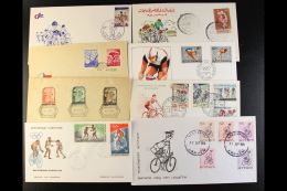 BICYCLES & CYCLING 1947-1996 World Collection Of All Different Illustrated Unaddressed First Day Covers, All... - Non Classés